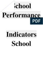 School Performance Indicators