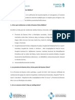 Preguntas y Respuestas Examen Único de Residencias Médicas Argentina.