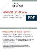 11 -Pratica 4 - Lo Still Life - Schemi Soggetti - Consigli