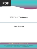 DCM750 User's Manual