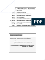 Recursos y Planificación Hidráulica