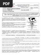 P-2 Geografia  9°ano- Geopolitica mundial - Globalização   4°Bimestre 2019