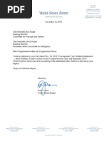 Johnson Letter to Nunes About Lt Col Alexander Vindman