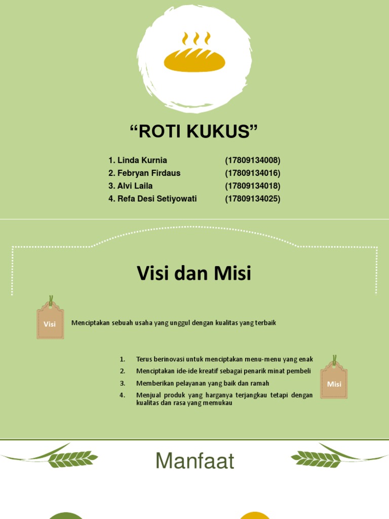 Rencana Usaha Roti Kukus Inovatif | PDF