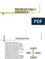 Historia de La Tabla Periódica