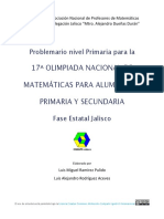 Problemario 17 ONMAPS Jalisco - Primaria