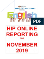 Hip Online Reporting SK Sungkai NOVEMBER 2019