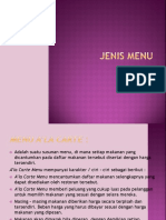 Jenis Menu