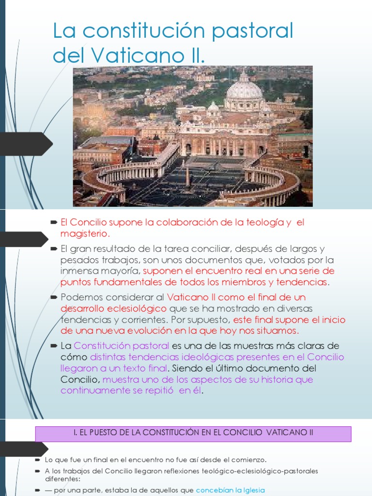 Gaudium ET SPES - GAUDIUM ET SPES Resumen: El 7 diciembre de 1965 el  Concilio Vaticano II aprobó la - Studocu