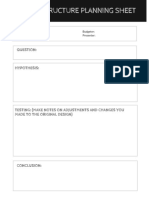 safe structure planning sheet