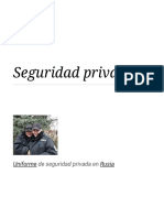 Seguridad Privada - Wikipedia, La Enciclopedia Libre PDF