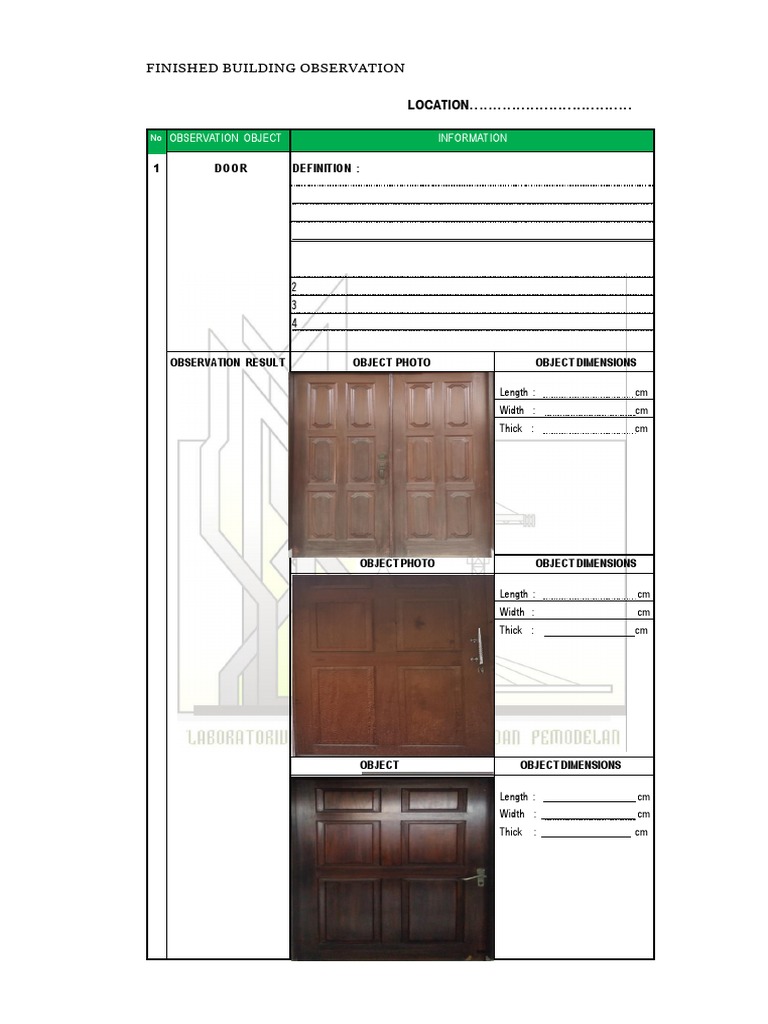 Building Observation Report Summary | PDF | Structural Engineering ...