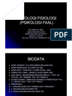 Psikologi Fisiologi (Psikologi Faal)