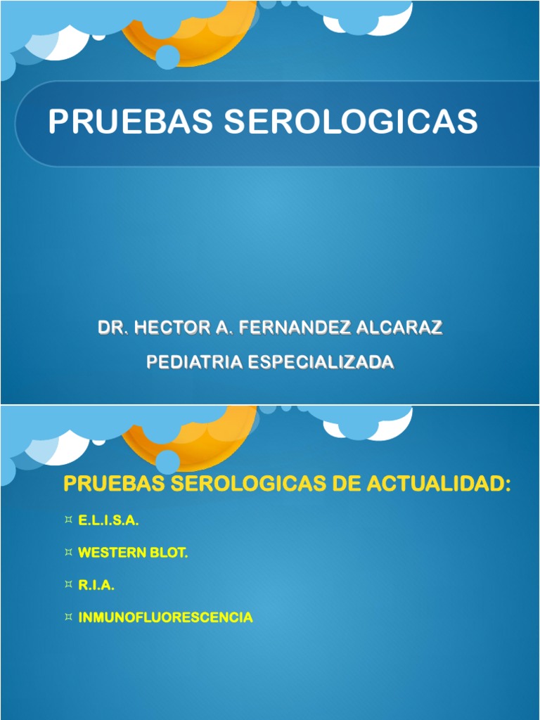 Pruebas Serológicas: E.L.I.S.A. y Más | PDF | Inmunofluorescencia | Elisa