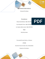 INFORME PSICOLOGICO Desde Los Enfoques Historico Cultural y Enfoque Ecosistemico