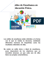 Los Estilos de Enseñanza en Educación Física