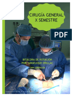 Bitácora de Rotación Cirugía General