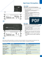 High Power PA Amplifiers: SSA-250M