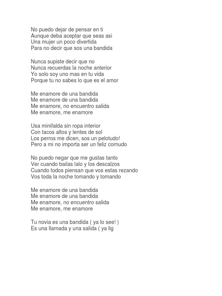 No Puedo Dejar de Pensar en Ti | PDF | Poesía
