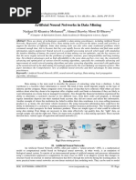 Artificial Neural Networks in Data Mining: Nashaat El-Khamisy Mohamed, Ahmed Shawky Morsi El-Bhrawy