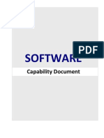 Software Capability Document Methodology and Application Areas