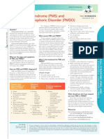 Premenstrual Syndrome (PMS) and Premenstrual Dysphoric Disorder (PMDD)