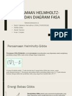Persamaan Helmholtz-Gibbs Dan Diagram Fasa