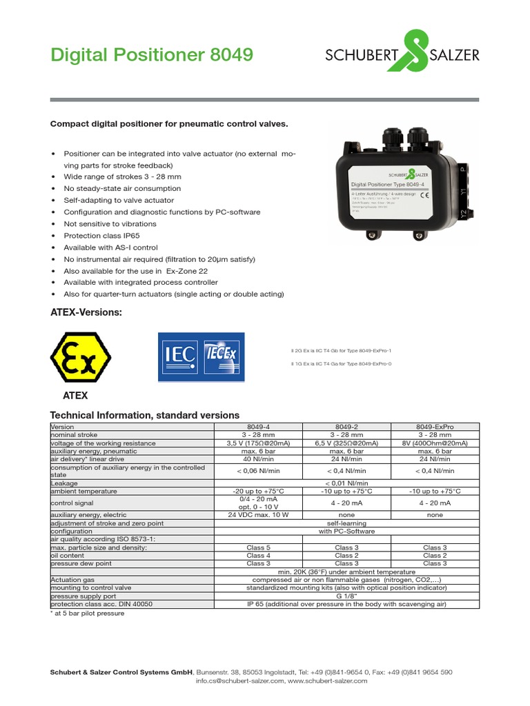 8049 - Data Sheet | PDF | Feedback | Actuator