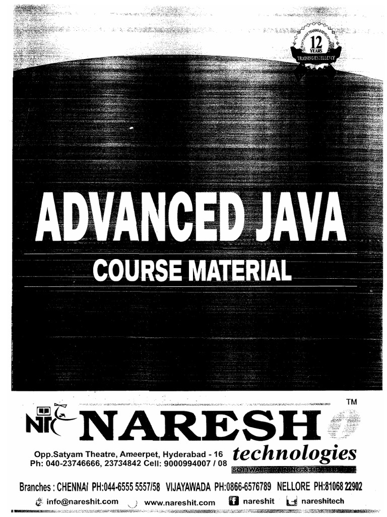 Advanced Java | PDF