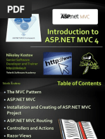 Introduction To ASP - NET MVC 4