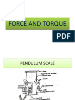 Force and Torque