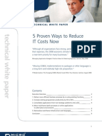 5 Proven Ways To Reduce IT Costs Now: Technicalwhitepaper