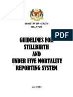 Guidelines For Stillbirth and Under Five Mortality Reporting System