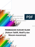 Presentation Studi Hukum Islam