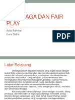 Olahraga Dan Fair Play