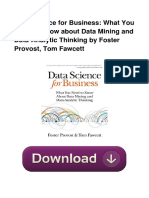 Data Science For Business What You Need PDF