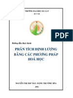 Hướng Dẫn Thực Hành Phân Tích Định Lượng Bằng Các Phương Pháp Hoá Học - Tài Liệu, eBook, Giáo Trình