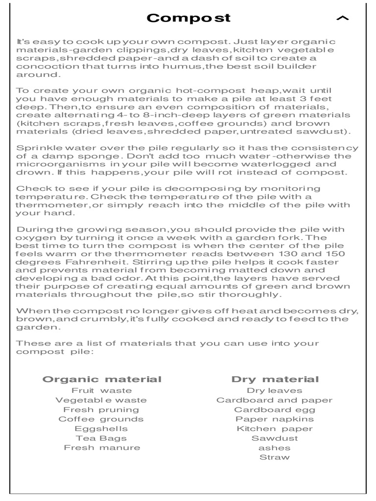 Organic Composting Guide | PDF | Compost | Horticulture And Gardening