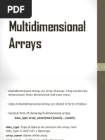 Multidimensional Arrays Ajay