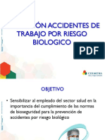 Prevención de Accidentes Por Riesgo Biologico