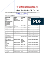 Ji'an Borui Spice Oil Co. LTD.: Catalogue