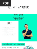 Business Analytics: Aviral Apurva Anureet Bansal Devansh Agarwaal Dhwani Dhingra Chirag Verma