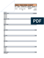 Daily Expense Tracking Sheet