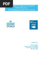 Sustainable Development of Coastal & Marine Resources: The Challenges and The Way Forward