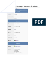 Universidad Abierta y A Distancia de México