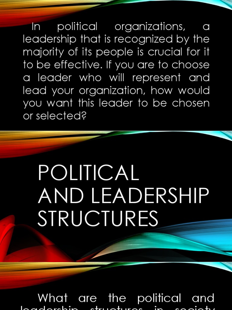 Political and Leadership Structures | PDF | Legitimacy (Political ...