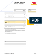 Based On CIRIA Report 108:1985: Formwork Load Calculator - Results