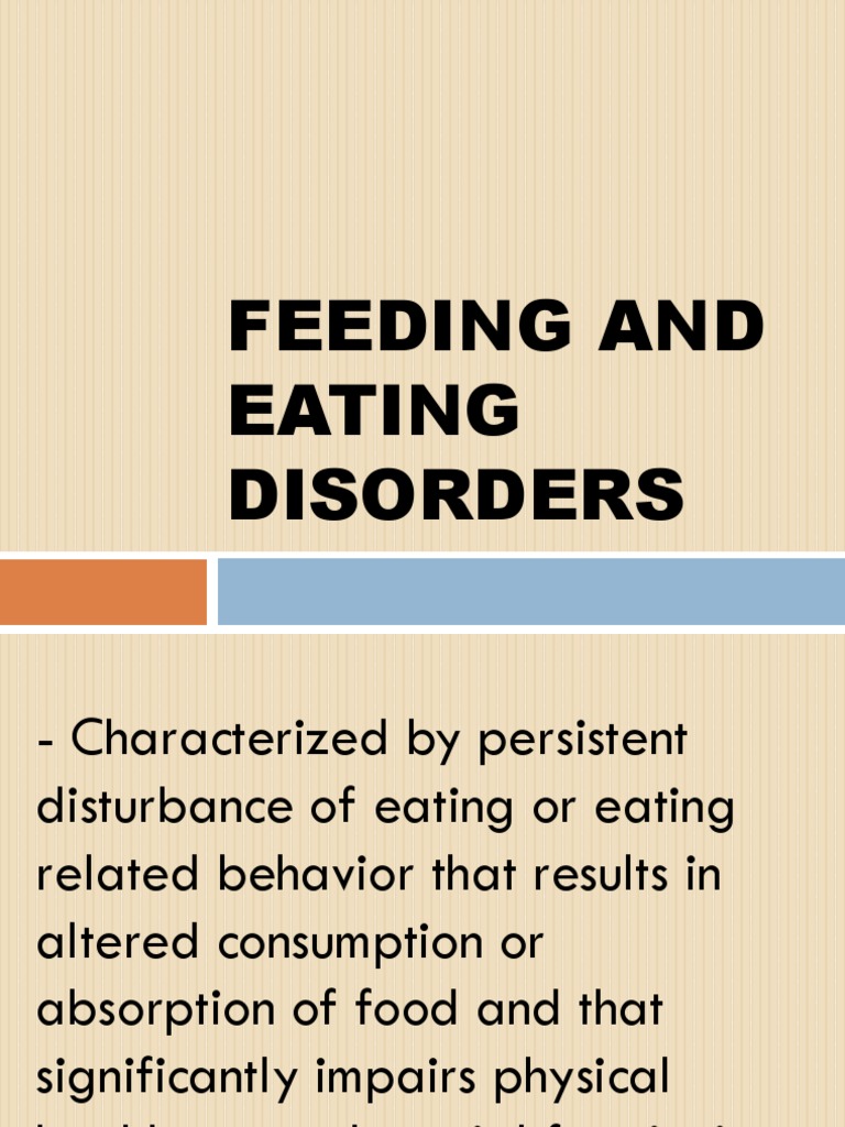 Feeding and Eating Disorder | PDF | Binge Eating Disorder | Bulimia Nervosa
