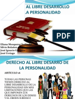 Derecho Al Libre Desarro de La Personalidad