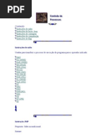 Instruções de comandos assembler